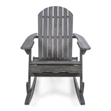 Load image into Gallery viewer, Outdoor Adirondack Rocking Chair With Hand Crafted Details
