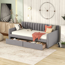 Load image into Gallery viewer, Upholstered Daybed With Slat Support
