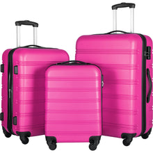 Load image into Gallery viewer, 3 Piece Luggage Set Hardside Spinner Suitcase With Tsa Lock 20" 24" 28" Available
