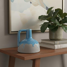 Load image into Gallery viewer, Urn Jug Vase (574208) - Blue / Gray
