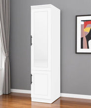 Load image into Gallery viewer, 71" Modern Wood Mirro Two Door Combo Dresser - White

