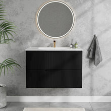 Load image into Gallery viewer, Modern Wall Mounted Floating Bathroom Vanity With Sink And Drawers

