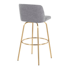 Load image into Gallery viewer, Toriano - Contemporary Fixed Height Barstool With Swivel And Round Footrest (Set of 2)
