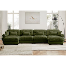 Load image into Gallery viewer, Super Comfort Oversized Modular Sectional Sofa With Movable Ottoman
