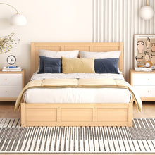 Load image into Gallery viewer, Platform Bed With Underneath Storage And 2 Drawers
