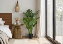 Load image into Gallery viewer, 45" Tall, Artificial Plant, Monstera Tree, Indoor, Faux, Fake, Floor, Greenery, Potted, Real Touch, Decorative - Green / Black
