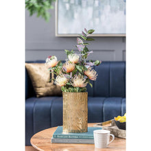 Load image into Gallery viewer, Oval Faux Table Vase - Gold
