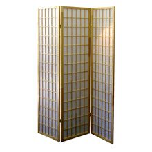 Load image into Gallery viewer, Folding Three Panel Screen Room Divider (469130) - Brown
