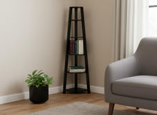 Load image into Gallery viewer, Five Tier Corner Bookcase - Black
