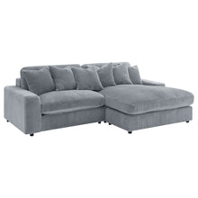 Load image into Gallery viewer, Marcus - Fog Track Arms Reversible Sectional With Pillows - Fog

