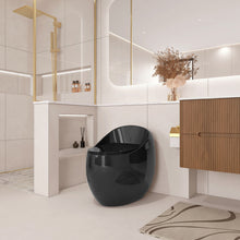 Load image into Gallery viewer, Modern Egg Shape Toilet 1.28 Gpf Single Flush Ceramic
