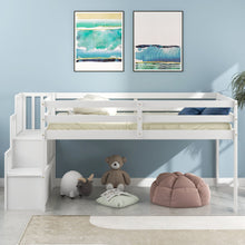 Load image into Gallery viewer, Loft Bed With Staircase
