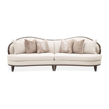 Load image into Gallery viewer, Camellia Field - 2-Piece Chenille Sofa - Beige / Dark Brown
