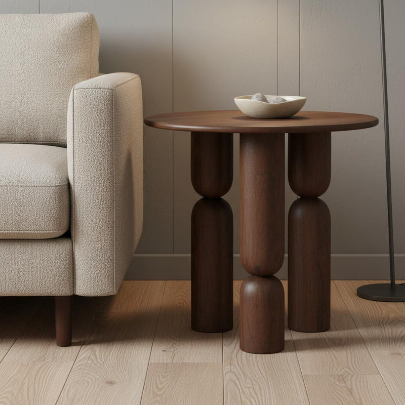 Solid Wood Wood Tray Table (605618) - Brown