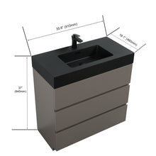 Load image into Gallery viewer, Alice - Bathroom Vanity With Sink, Large Storage Freestanding Bathroom Vanity For Modern Bathroom, One-Piece Sink Basin Without Drain And Faucet
