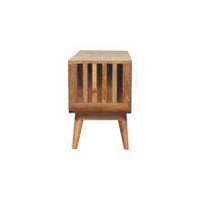 Load image into Gallery viewer, Solid Wood Enclosed Open Storage TV Stand (727854) - Brown
