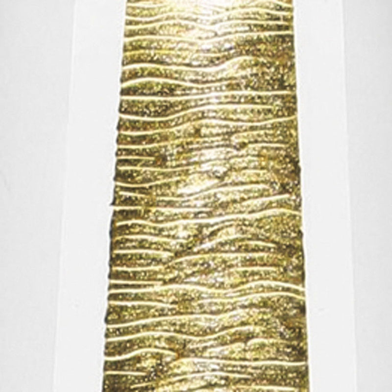 Cylinder Free Table Vase - Clear / Gold