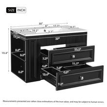 Load image into Gallery viewer, Wall Mounted Bathroom Vanity With 2 Drawers, Sink, Floating Storage Unit
