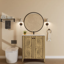 Load image into Gallery viewer, Folding Floor Cabinet With Ceramic Sink, Space Saving
