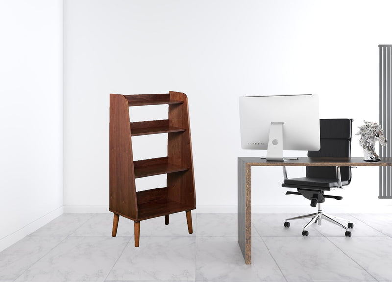 Four Tier Etagere Bookcase (490169) - Brown