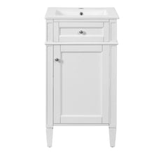Load image into Gallery viewer, French Style Bathroom Vanity With Sink, Soft-Closing Door, Adjustable Shelf, Rectangular Design

