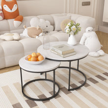 Load image into Gallery viewer, Round Nesting Coffee Table (Set of 2)
