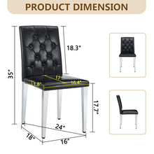 Load image into Gallery viewer, Dining Chairs With Ergonomic Buckle Backrest For Home
