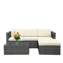 Load image into Gallery viewer, Modern Patio Set With Coffee Table
