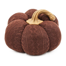 Load image into Gallery viewer, Pumpkin Ornament Decor For Holiday Harvest Festival Fall Festival &amp; Thanksgiving (Set of 2) - Dark Brown
