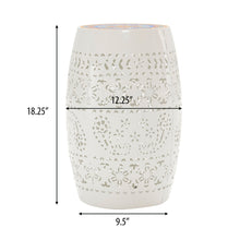 Load image into Gallery viewer, Ruby - Boho Mosaic Side Table With Ceramic Tile Top
