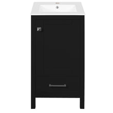 Load image into Gallery viewer, Bathroom Vanity With Ceramic Sink, Soft Close Drawers, Door Organizer, Divider Drawer, Adjustable Foot Pads
