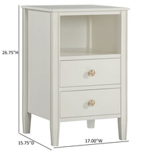 Load image into Gallery viewer, Winston - 2 Drawer Storage Nightstand
