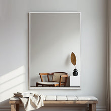 Load image into Gallery viewer, Aluminum Framed Bathroom Vanity Mirror - Silver
