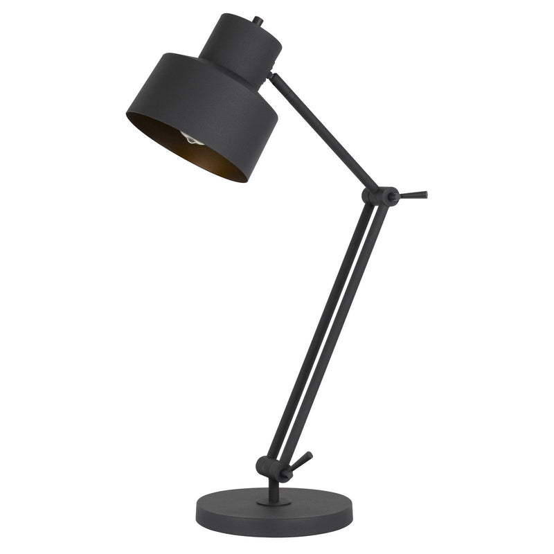 Metal Adjustable Desk Table Lamp - Black