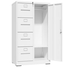 Load image into Gallery viewer, Storage Vertical Filing Cabinet With Lock
