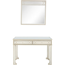 Load image into Gallery viewer, Mirrored Glass Console Table And Drawers - Champagne
