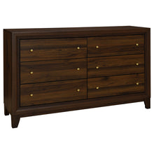 Load image into Gallery viewer, Anza - 6 Drawer Dresser Cabinet - Walnut
