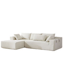 Load image into Gallery viewer, Modern Chenille Upholstered Sectional Sofa Couch Set With 6 Pillows,Free Combination
