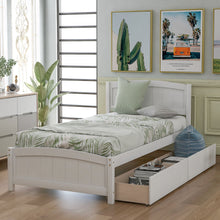 Load image into Gallery viewer, Platform Bed &amp; Headboard, Footboard And Wood Slat Support
