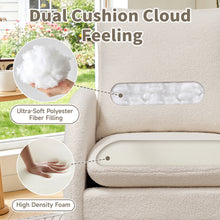 Load image into Gallery viewer, Modern Sherpa Upholstered Accent Chair, Comfortable Living Room Armchair, Lounge Chair For Bedroom, And Office
