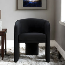 Load image into Gallery viewer, Velvet Barrel Chair - Black
