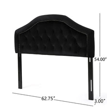 Load image into Gallery viewer, Kaarina - Contemporary Tufted Fabric Headboard
