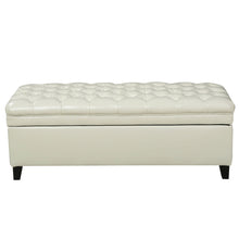 Load image into Gallery viewer, Juliana - Storage Ottoman With Birch Legs
