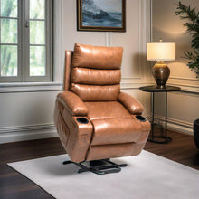 Load image into Gallery viewer, Large Size Electric Power Lift Recliner Chair Sofa With 8 Point Vibration Massage And Lumbar Heat
