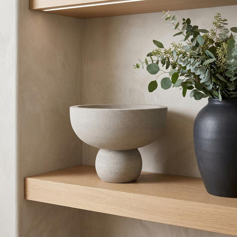 Stone Decorative Bowl (751428) - Cream