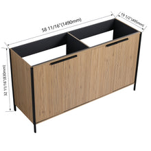 Load image into Gallery viewer, Contemporary Freestanding Bathroom Vanity With Adjustable Shelves
