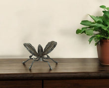 Load image into Gallery viewer, Butterfly Hand Painted Tabletop Sculpture - Black / Butter
