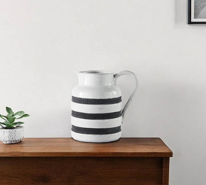 Cylinder Urns Jars (392202) - Blue / White
