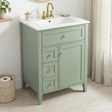 Load image into Gallery viewer, Bathroom Vanity With Sink, Soft Closing Cabinet
