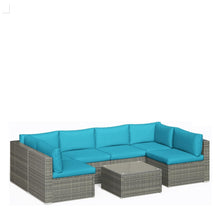 Load image into Gallery viewer, Modern Patio Set With Coffee Table
